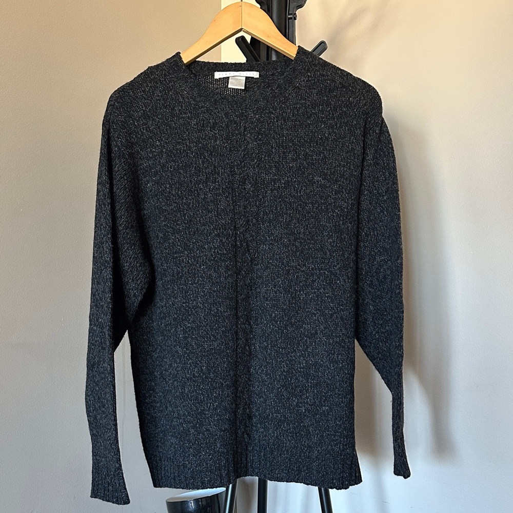 Perry Ellis Dark Gray Crewneck Sweater
